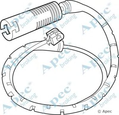 APEC BRAKING wir5122 -  Указатель износа, накладка тормозной колодки